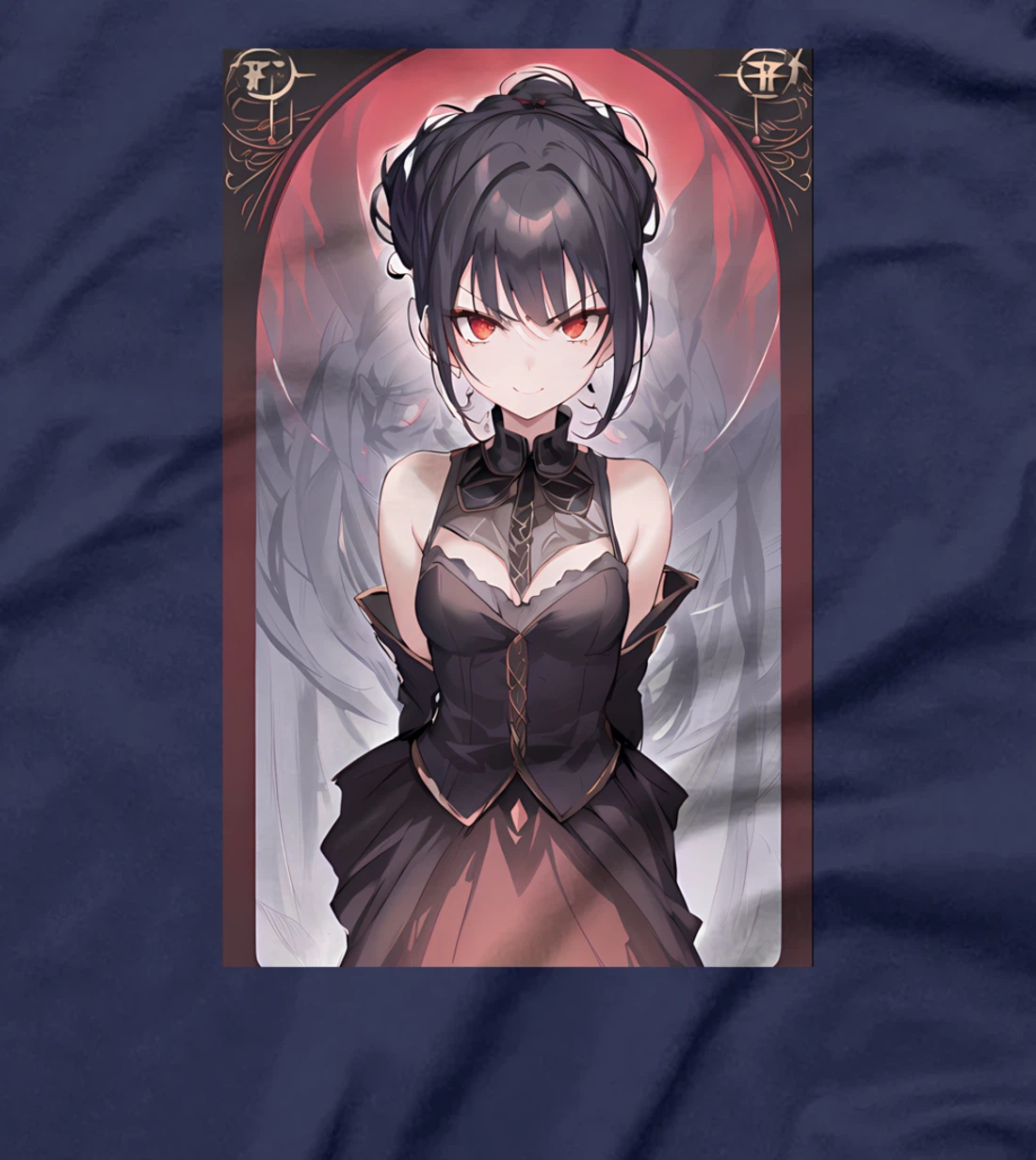 Aesthetic Goth Style Anime Girl Soft Grunge Gothic Waifu T-Shirt
