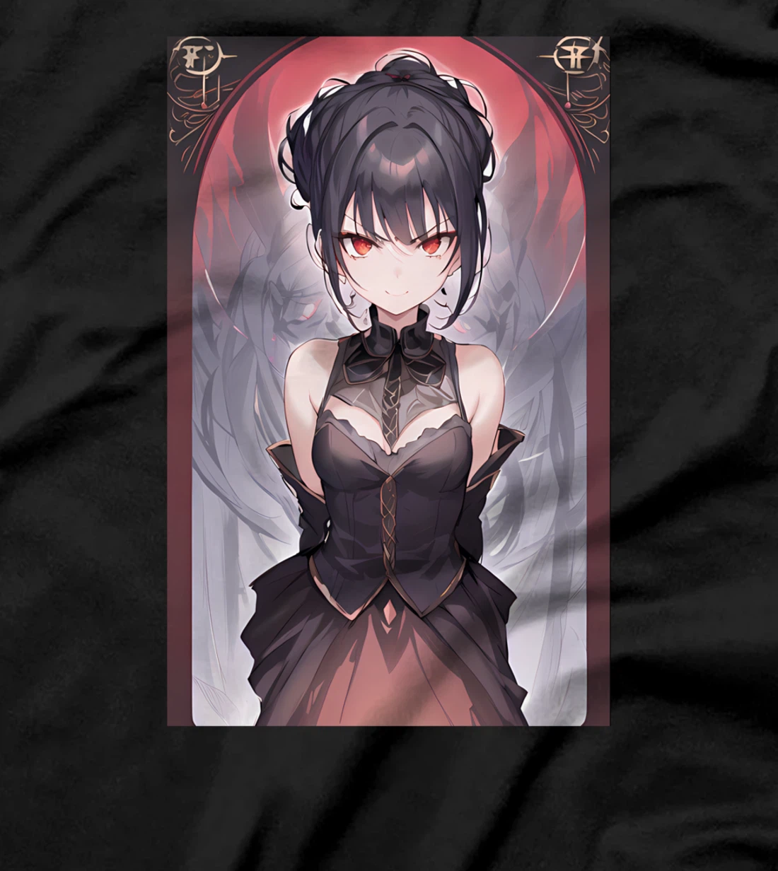 Aesthetic Goth Style Anime Girl Soft Grunge Gothic Waifu T-Shirt