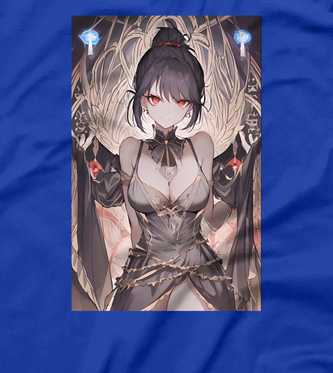 Gothic Anime Girl Aesthetic Japanese Waifu T-Shirt