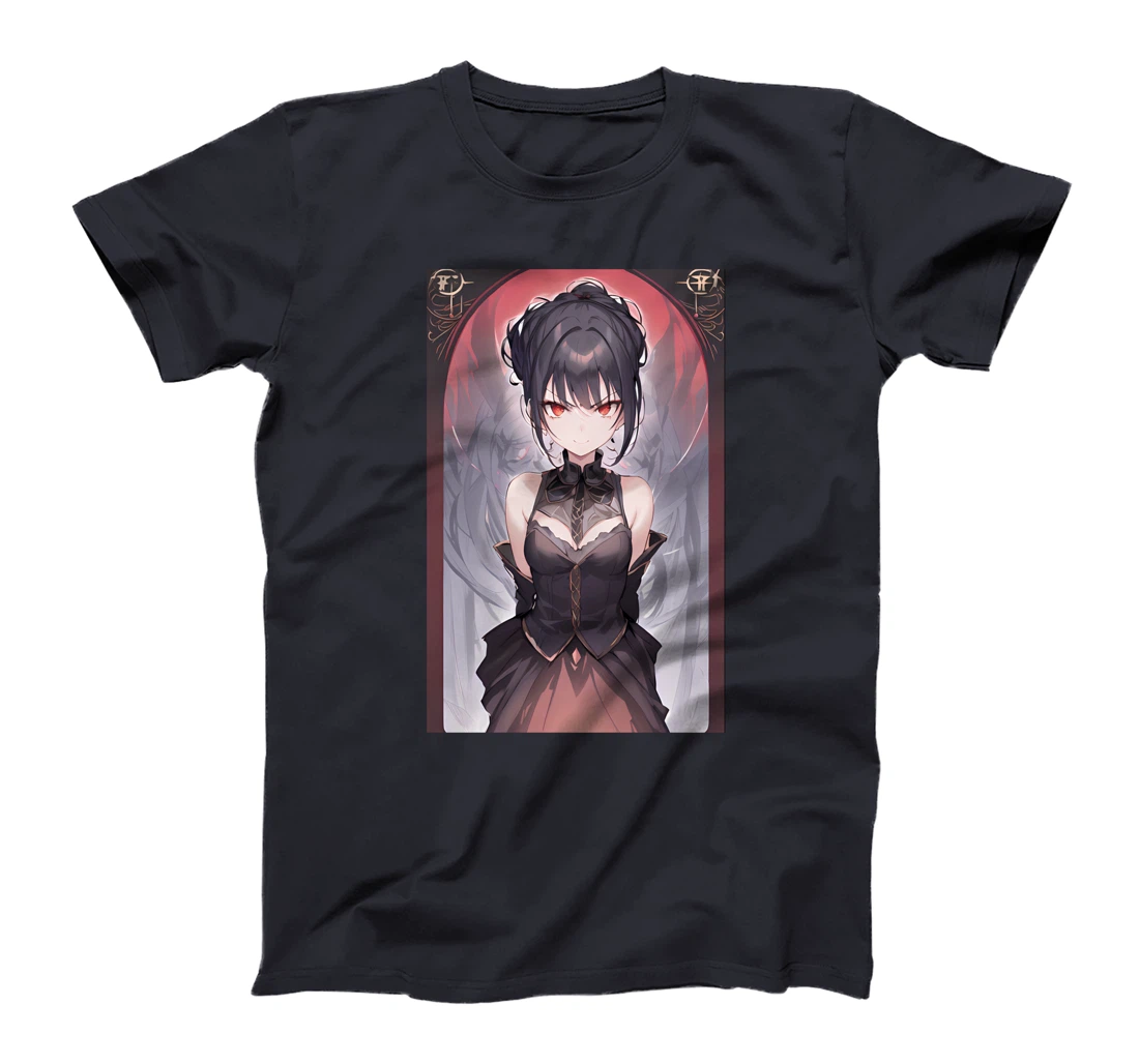 Aesthetic Goth Style Anime Girl Soft Grunge Gothic Waifu T-Shirt