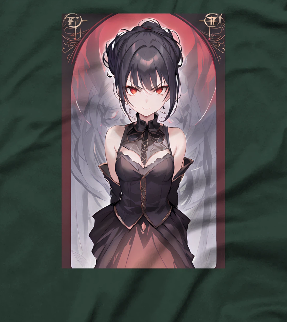 Aesthetic Goth Style Anime Girl Soft Grunge Gothic Waifu T-Shirt