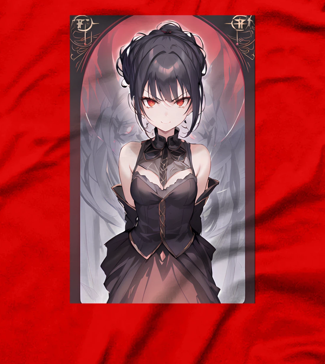 Aesthetic Goth Style Anime Girl Soft Grunge Gothic Waifu T-Shirt