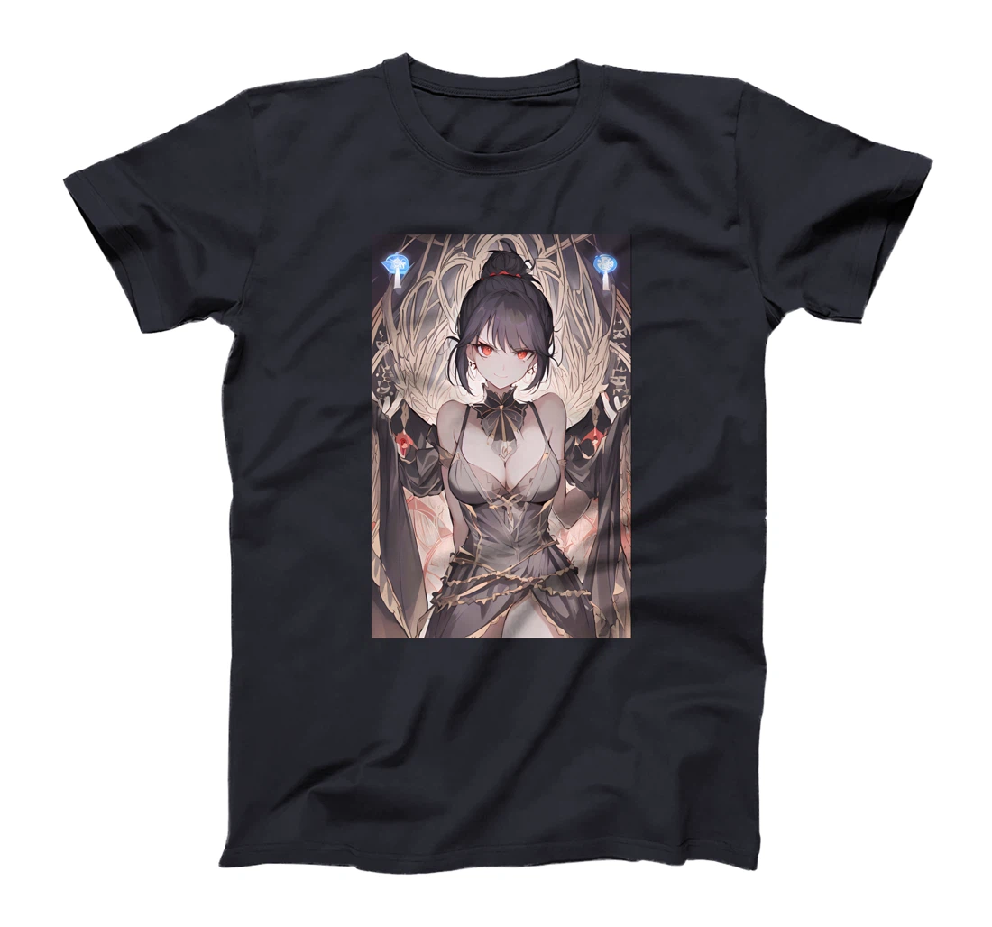 Gothic Anime Girl Aesthetic Japanese Waifu T-Shirt