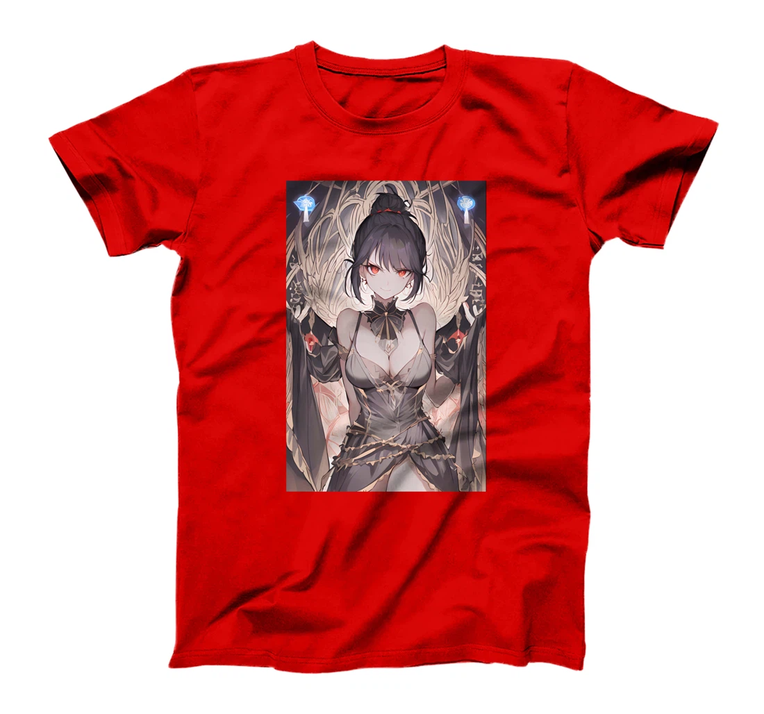 Gothic Anime Girl Aesthetic Japanese Waifu T-Shirt