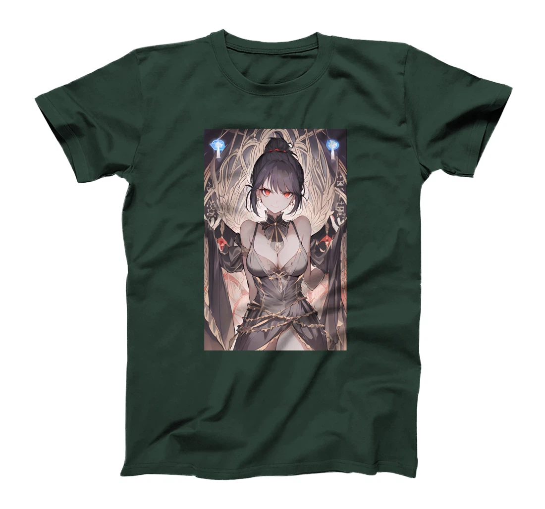 Gothic Anime Girl Aesthetic Japanese Waifu T-Shirt