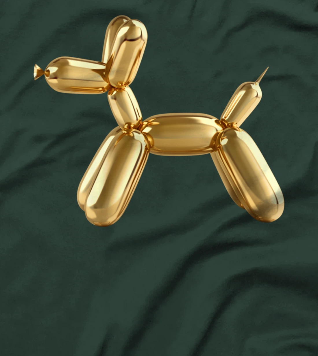 Poodle Dog Balloon Animal Illustration Graphic Designs T-Shirt