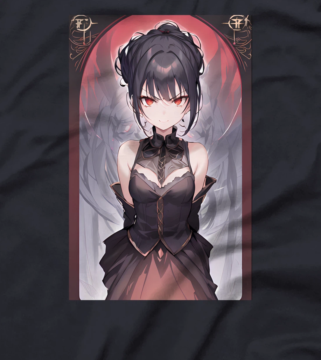 Aesthetic Goth Style Anime Girl Soft Grunge Gothic Waifu T-Shirt