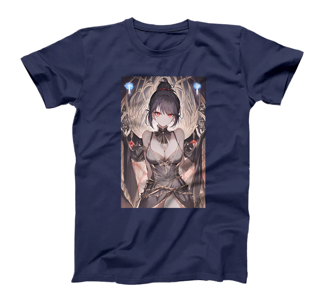 Gothic Anime Girl Aesthetic Japanese Waifu T-Shirt
