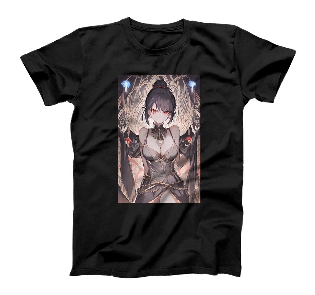 Gothic Anime Girl Aesthetic Japanese Waifu T-Shirt