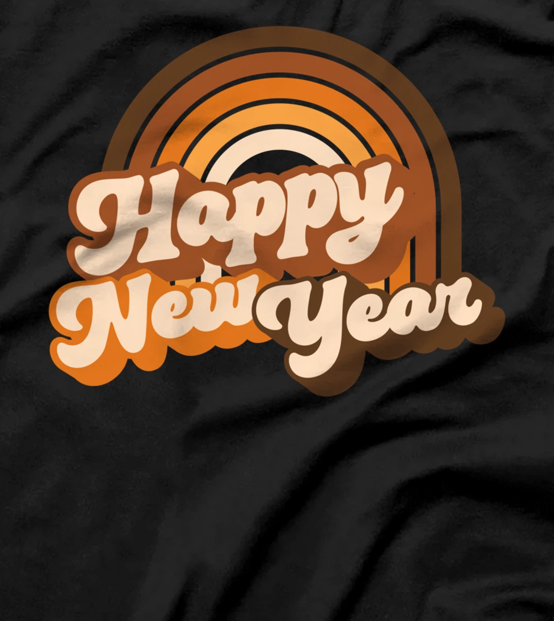 Retro Vintage Happy New Year 2023, NY Eve Family, Friends T-Shirt