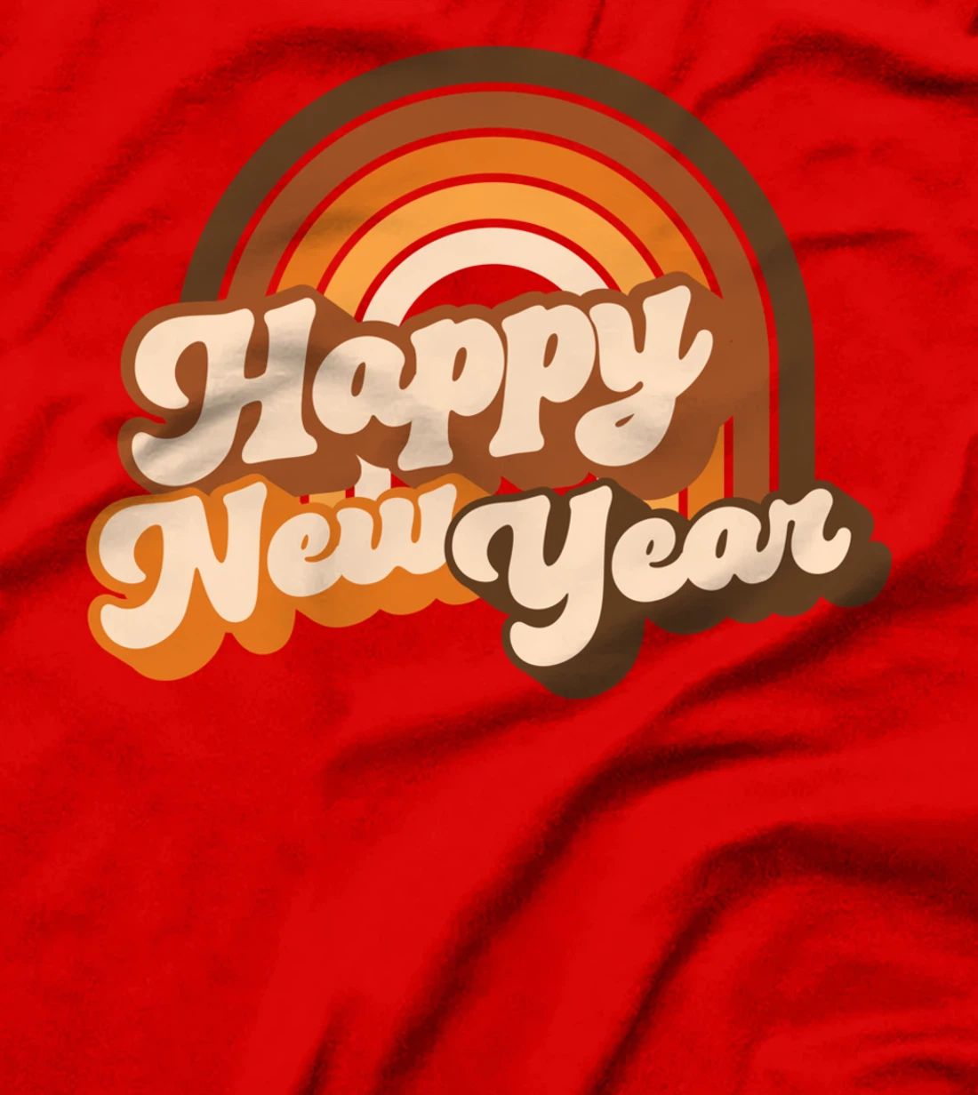 Retro Vintage Happy New Year 2023, NY Eve Family, Friends T-Shirt