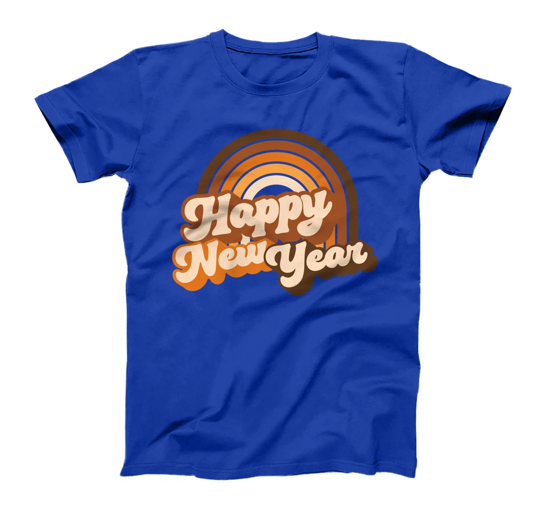 Retro Vintage Happy New Year 2023, NY Eve Family, Friends T-Shirt