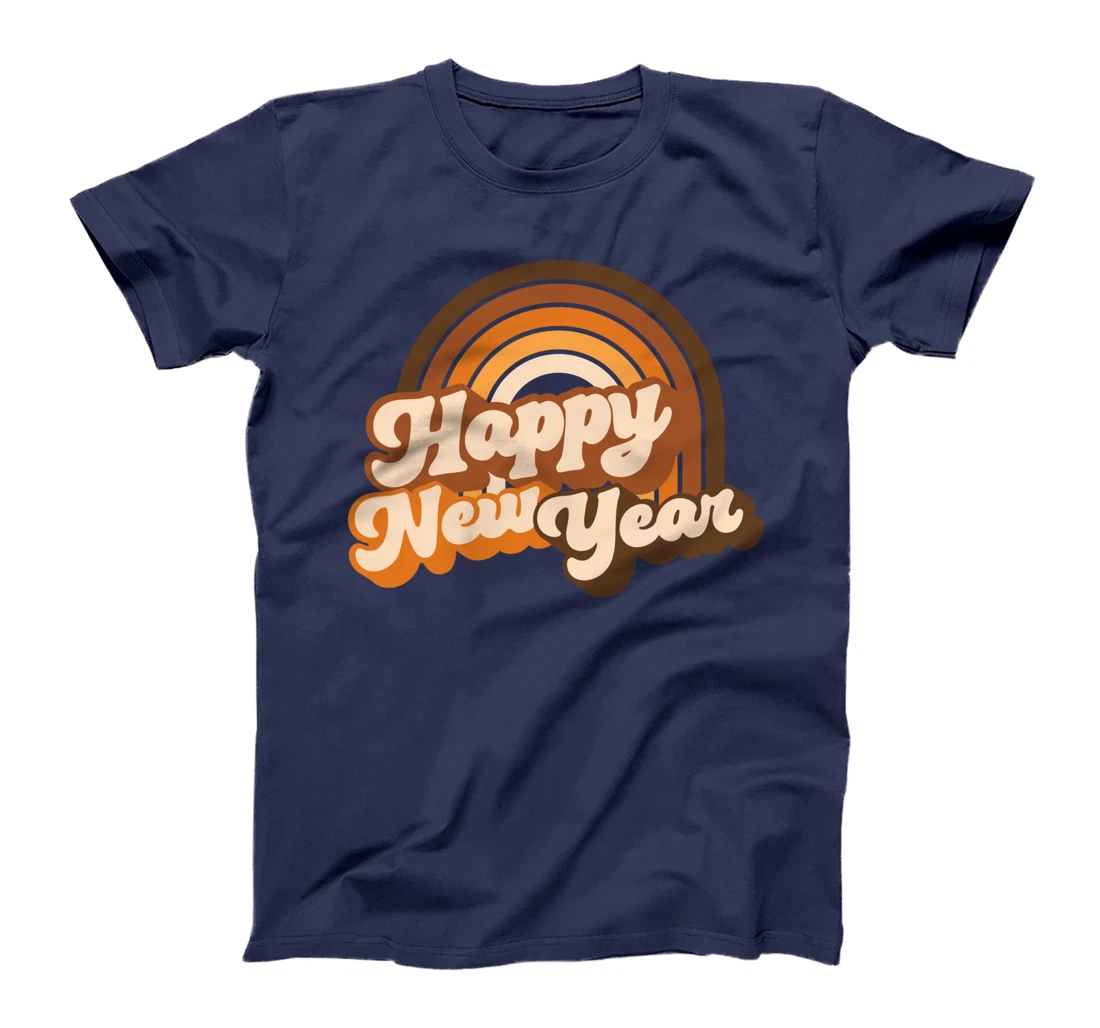 Retro Vintage Happy New Year 2023, NY Eve Family, Friends T-Shirt