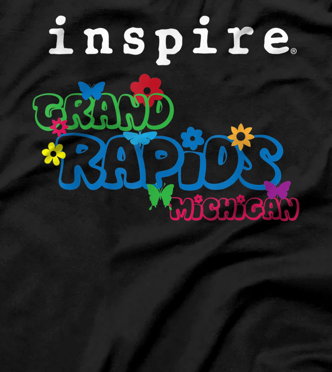 inspire Grand Rapids Michigan City Travel Destination Fun T-Shirt, Women T-Shirt