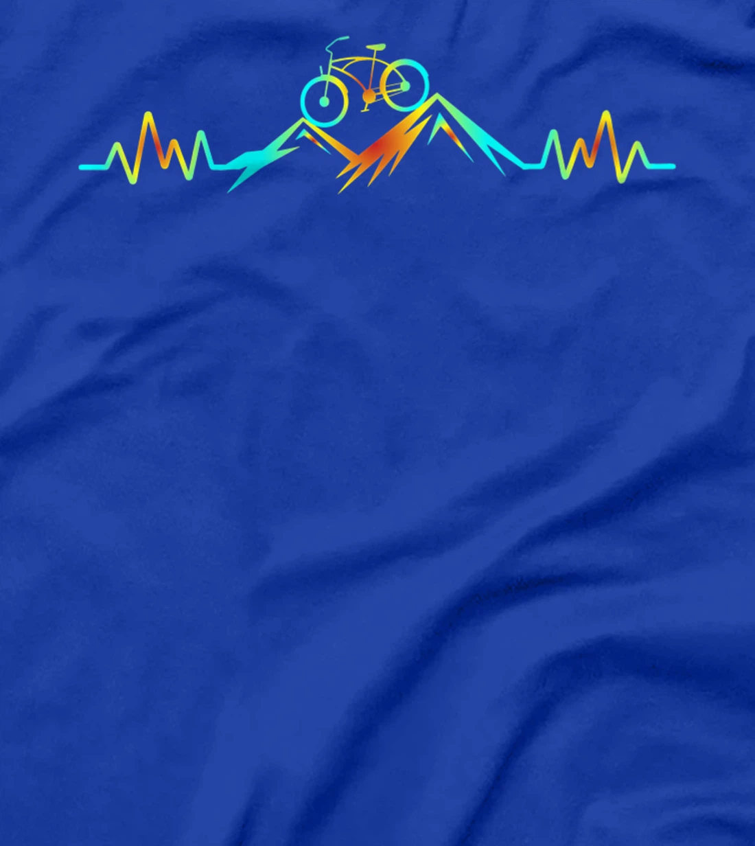 Mountain Bike Heartbeat T-Shirt, Women T-Shirt