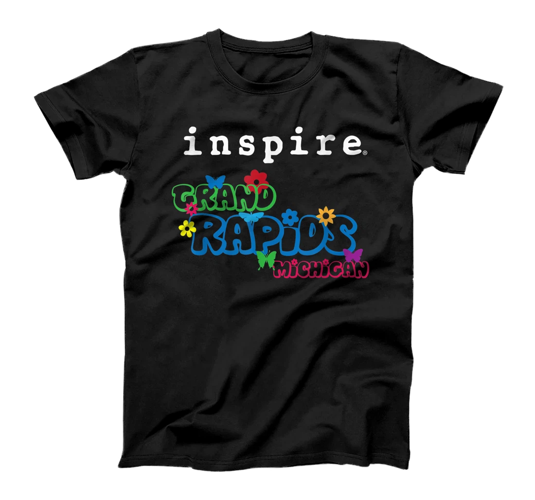 inspire Grand Rapids Michigan City Travel Destination Fun T-Shirt, Women T-Shirt