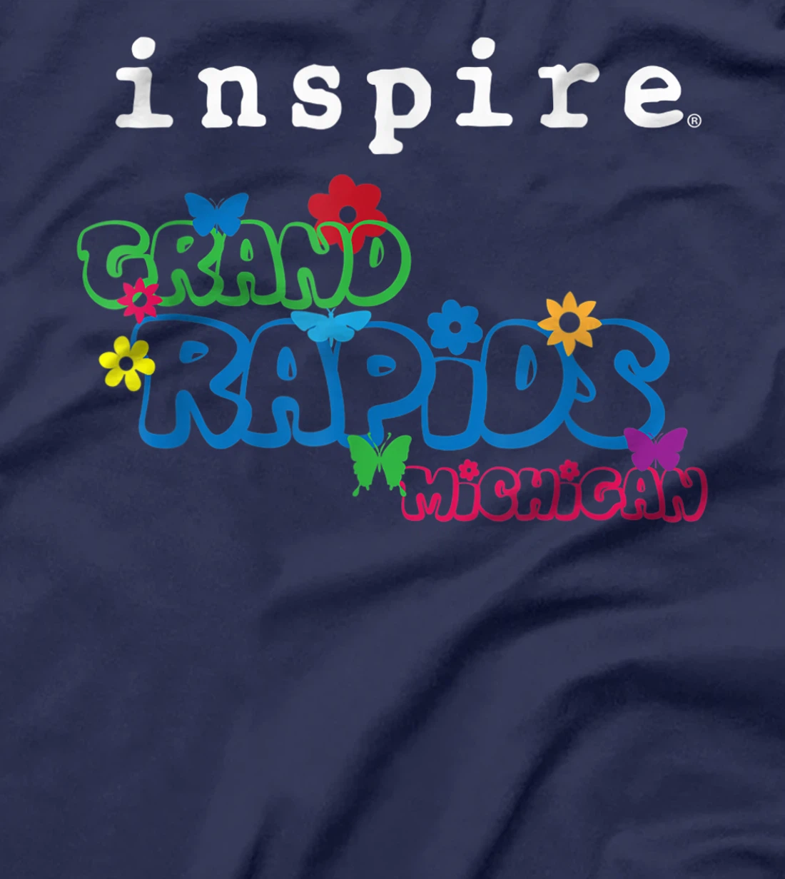 inspire Grand Rapids Michigan City Travel Destination Fun T-Shirt, Women T-Shirt