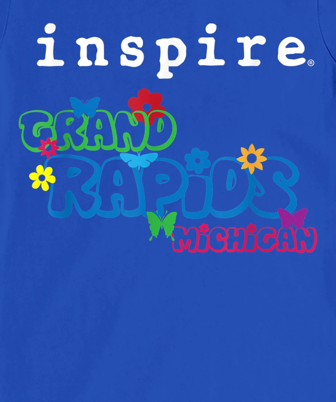 inspire Grand Rapids Michigan City Travel Destination Fun T-Shirt, Women T-Shirt