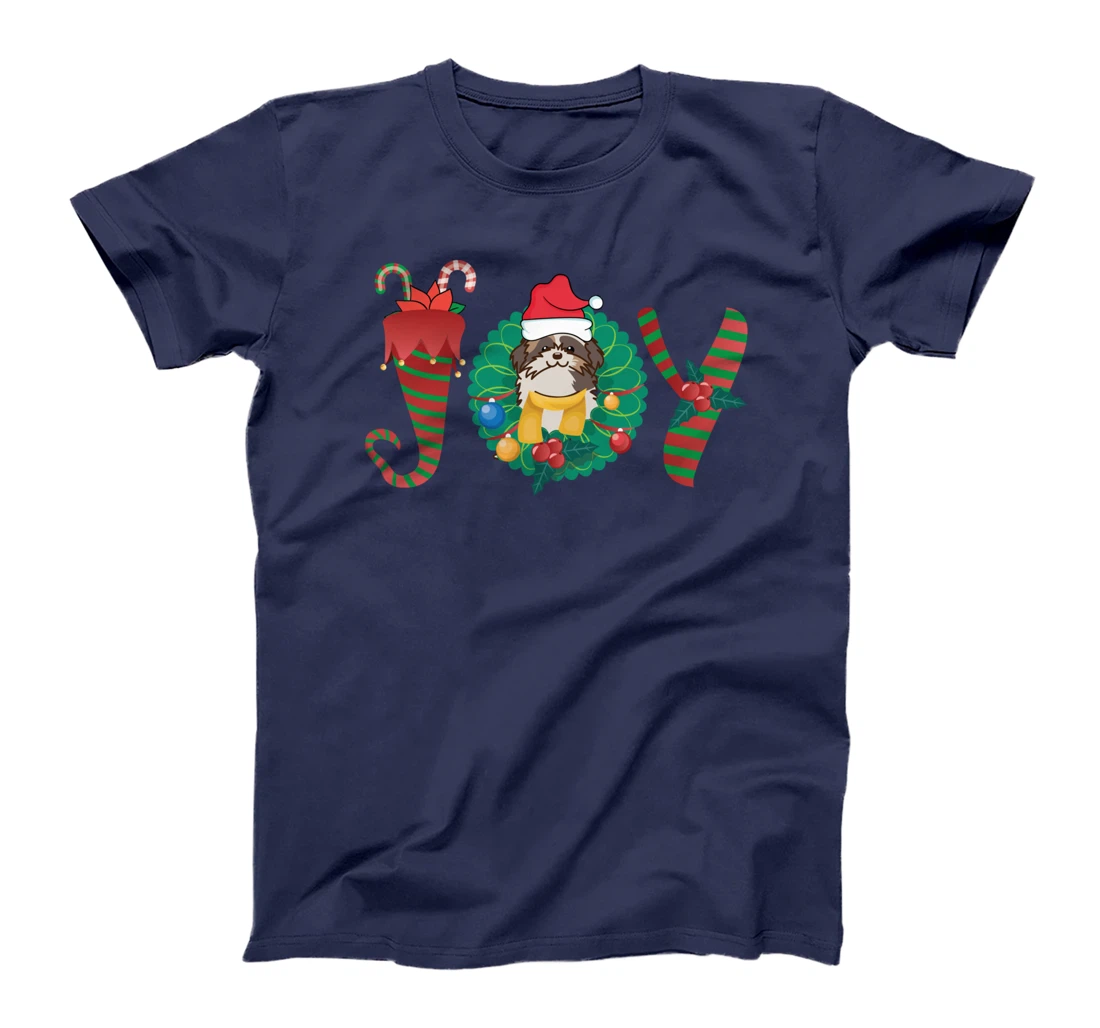Santa Claus Dog Funny Dog Breeding Expert Christmas Shih Tzu T-Shirt
