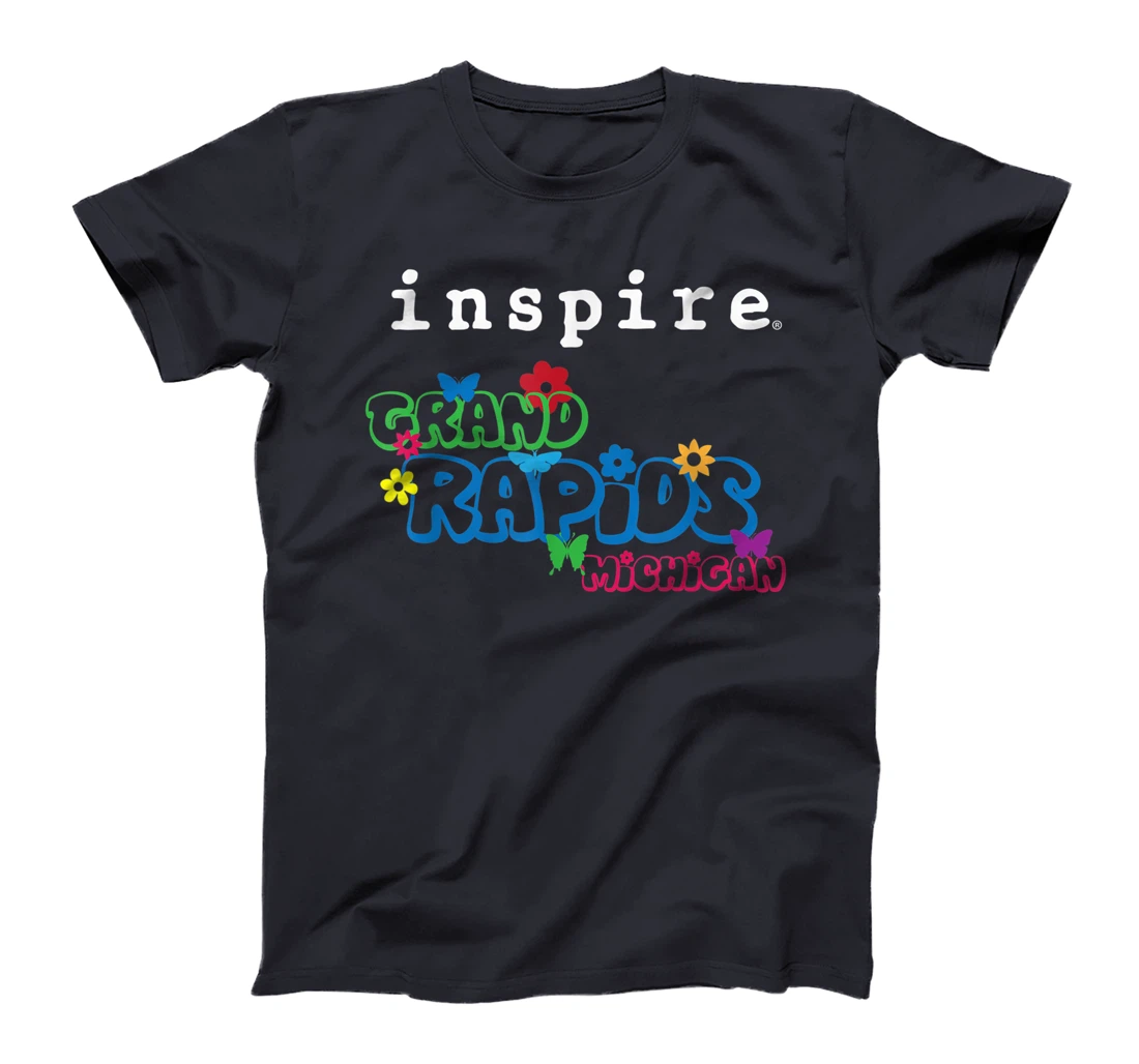inspire Grand Rapids Michigan City Travel Destination Fun T-Shirt, Women T-Shirt