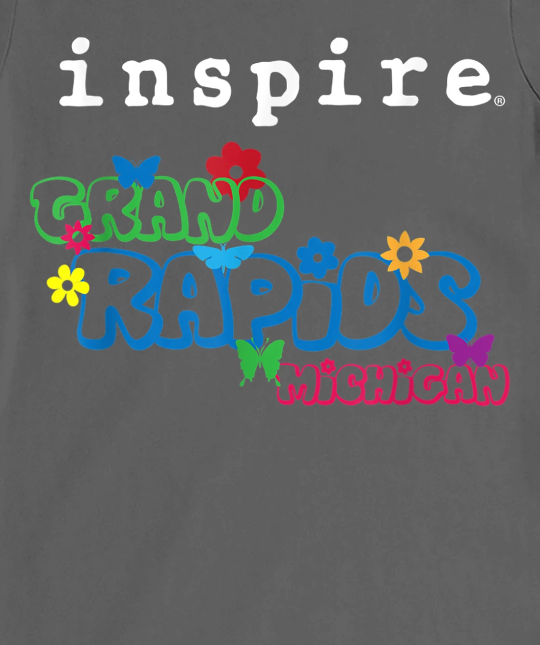 inspire Grand Rapids Michigan City Travel Destination Fun T-Shirt, Women T-Shirt