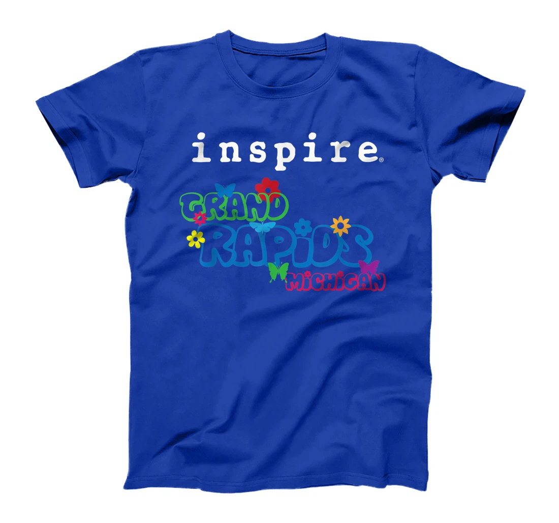 inspire Grand Rapids Michigan City Travel Destination Fun T-Shirt, Women T-Shirt
