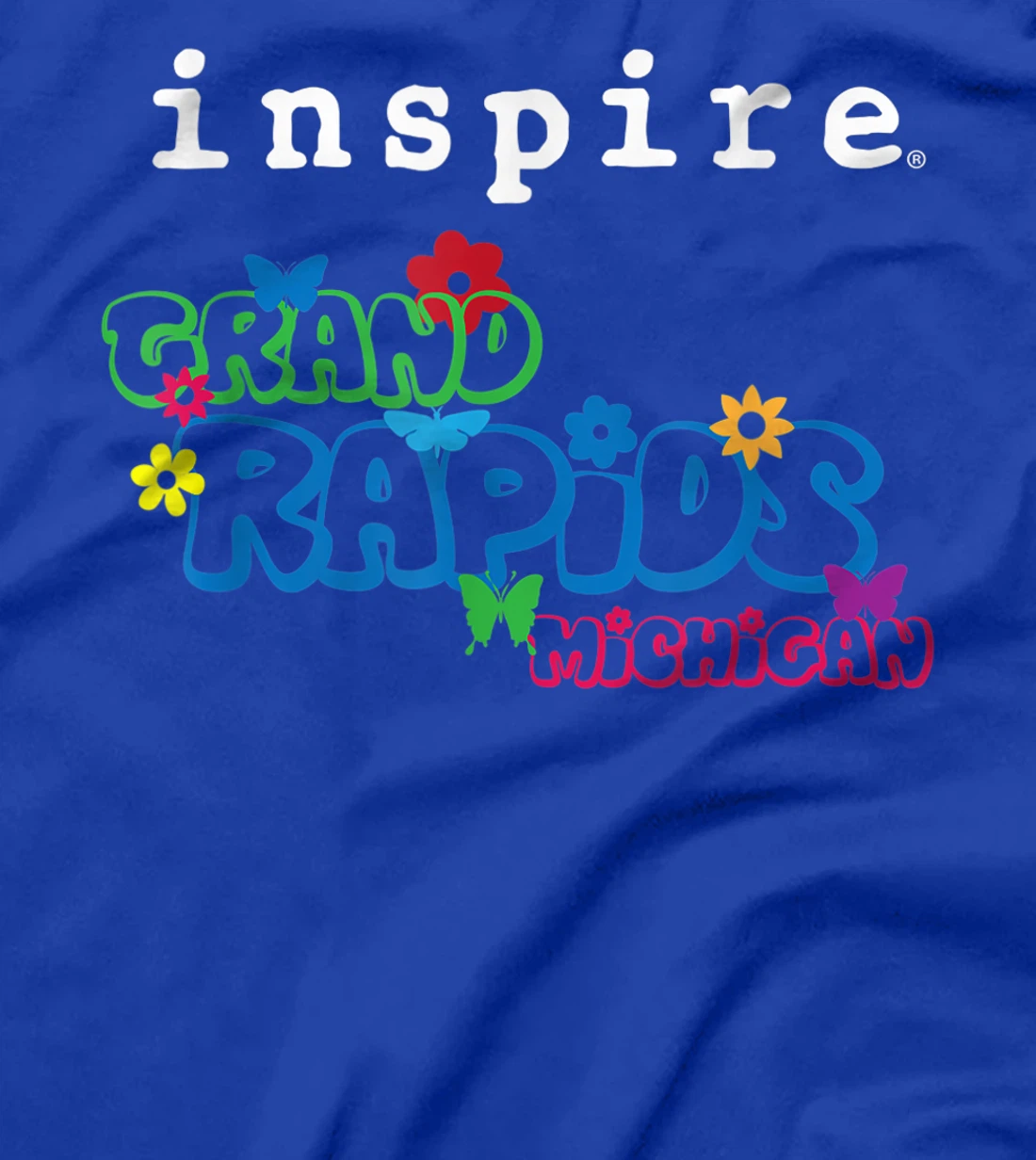 inspire Grand Rapids Michigan City Travel Destination Fun T-Shirt, Women T-Shirt