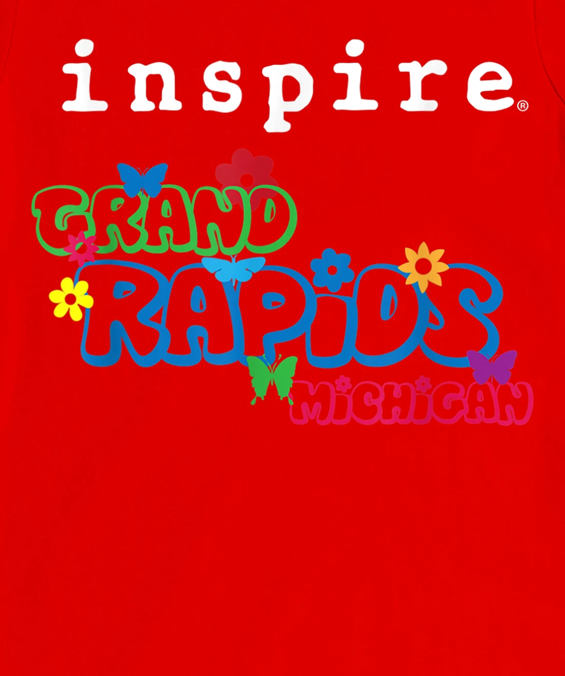 inspire Grand Rapids Michigan City Travel Destination Fun T-Shirt, Women T-Shirt