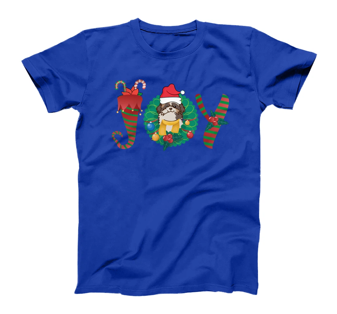 Santa Claus Dog Funny Dog Breeding Expert Christmas Shih Tzu T-Shirt