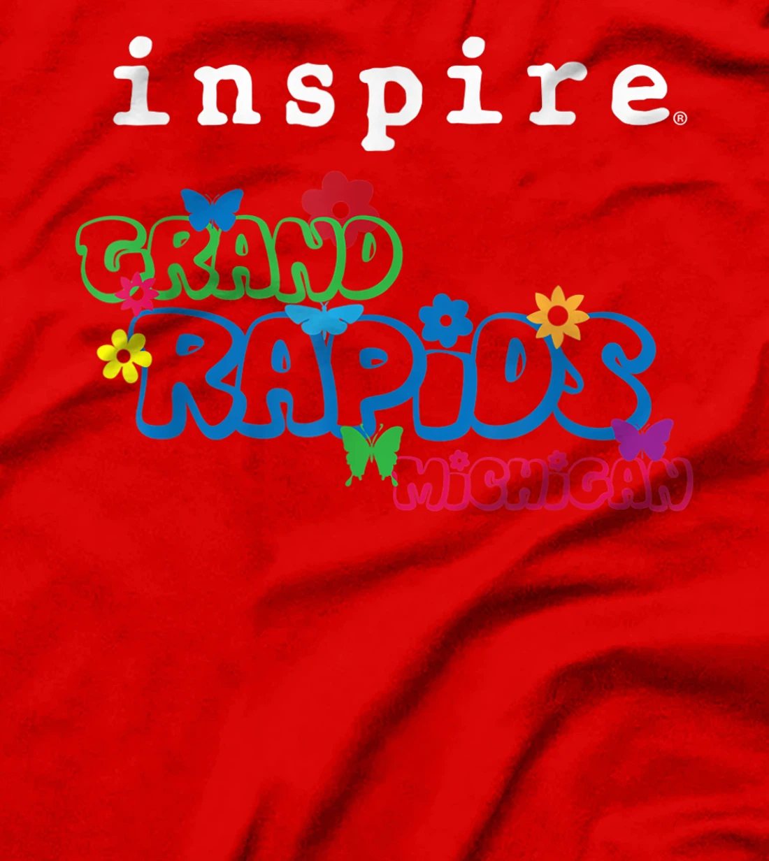inspire Grand Rapids Michigan City Travel Destination Fun T-Shirt, Women T-Shirt