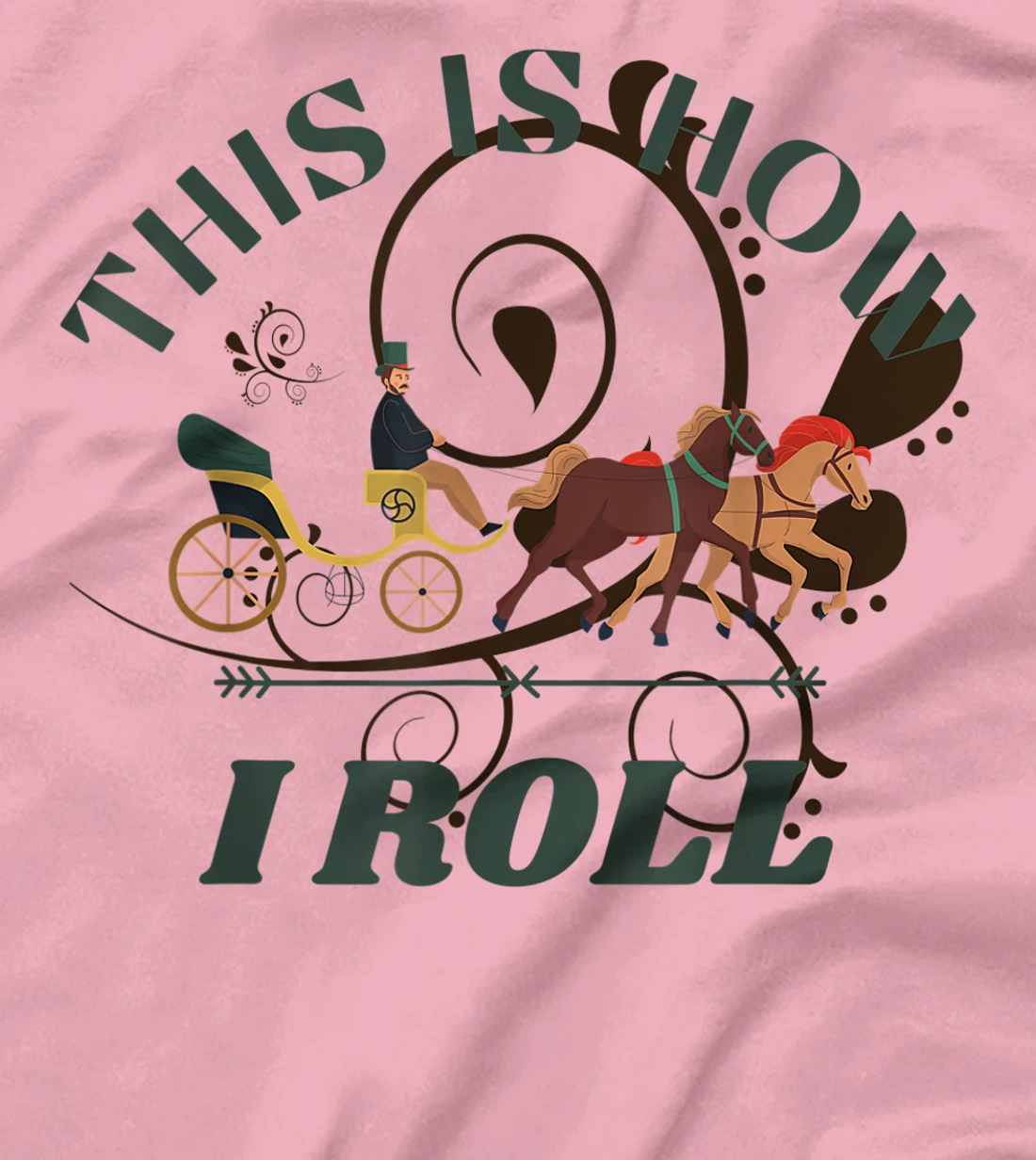 Funny Amish Horse And Buggy This Is How I Roll T-Shirt, Kid T-Shirt and Women T-Shirt