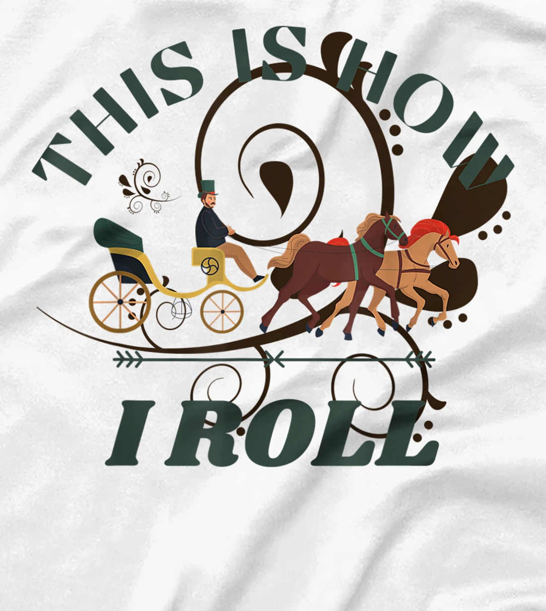 Funny Amish Horse And Buggy This Is How I Roll T-Shirt, Kid T-Shirt and Women T-Shirt