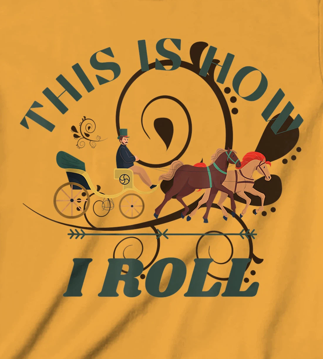 Funny Amish Horse And Buggy This Is How I Roll T-Shirt, Kid T-Shirt and Women T-Shirt