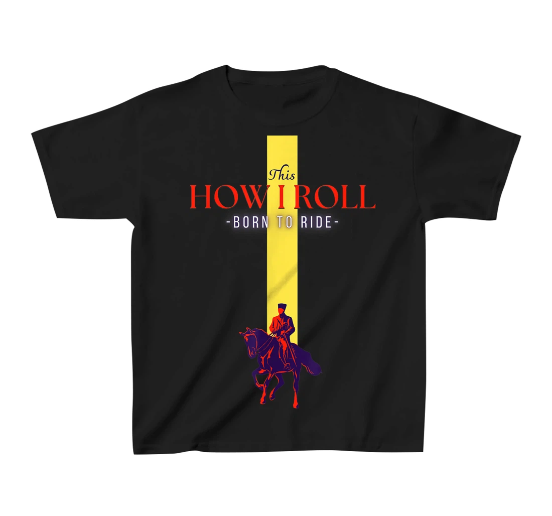 Funny Amish Horse And Buggy This Is How I Roll T-Shirt, Kid T-Shirt and Women T-Shirt