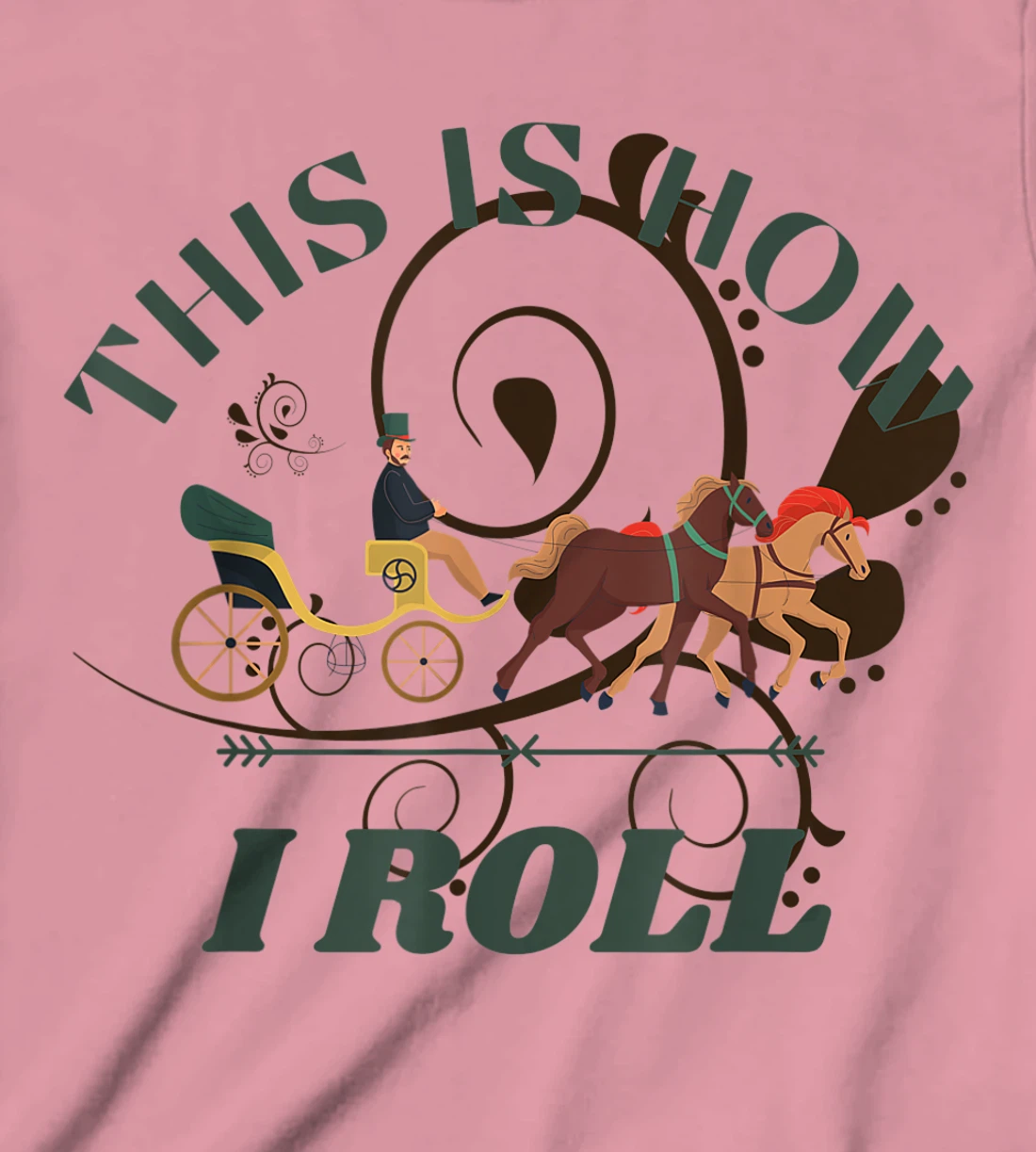 Funny Amish Horse And Buggy This Is How I Roll T-Shirt, Kid T-Shirt and Women T-Shirt