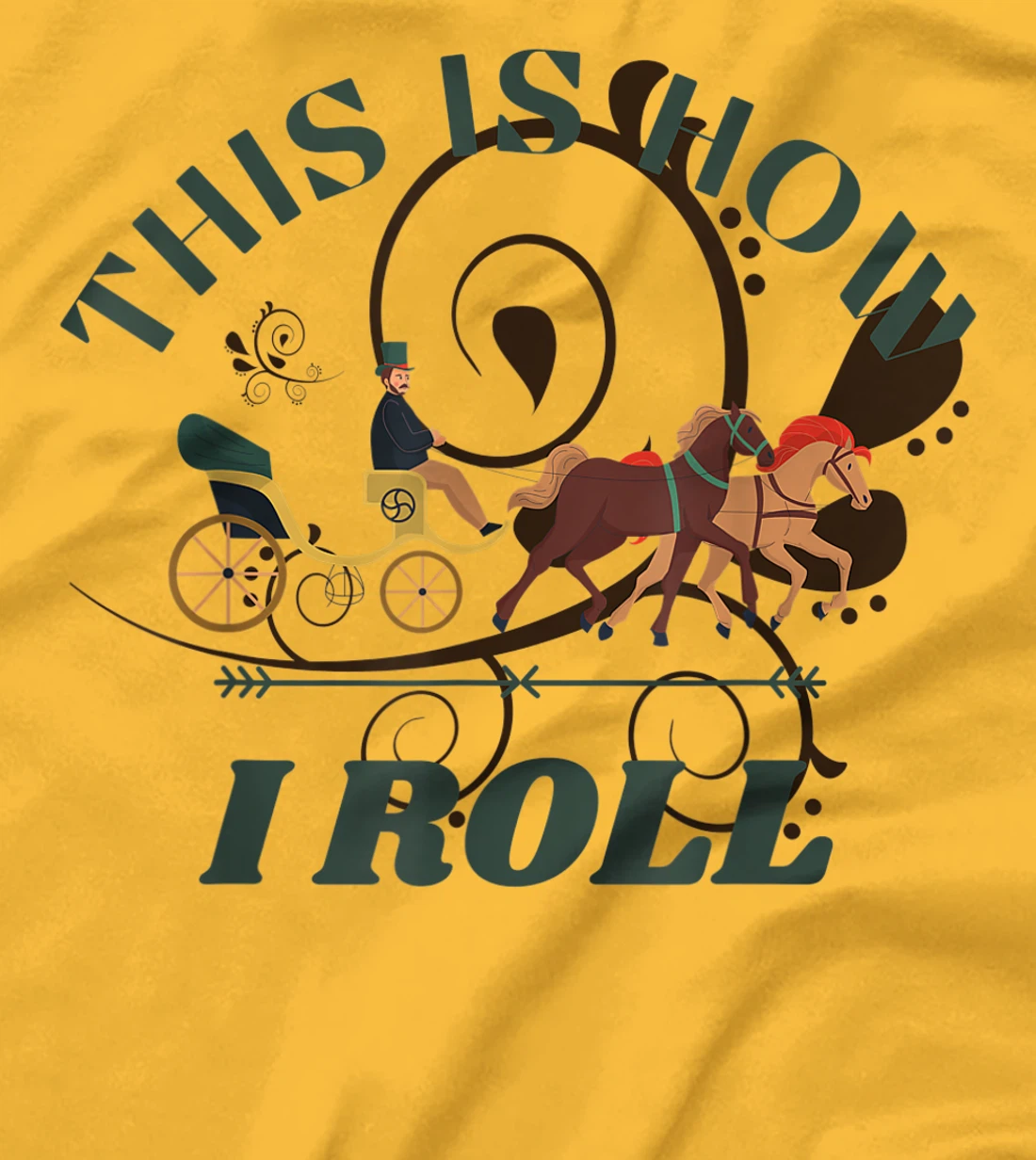 Funny Amish Horse And Buggy This Is How I Roll T-Shirt, Kid T-Shirt and Women T-Shirt