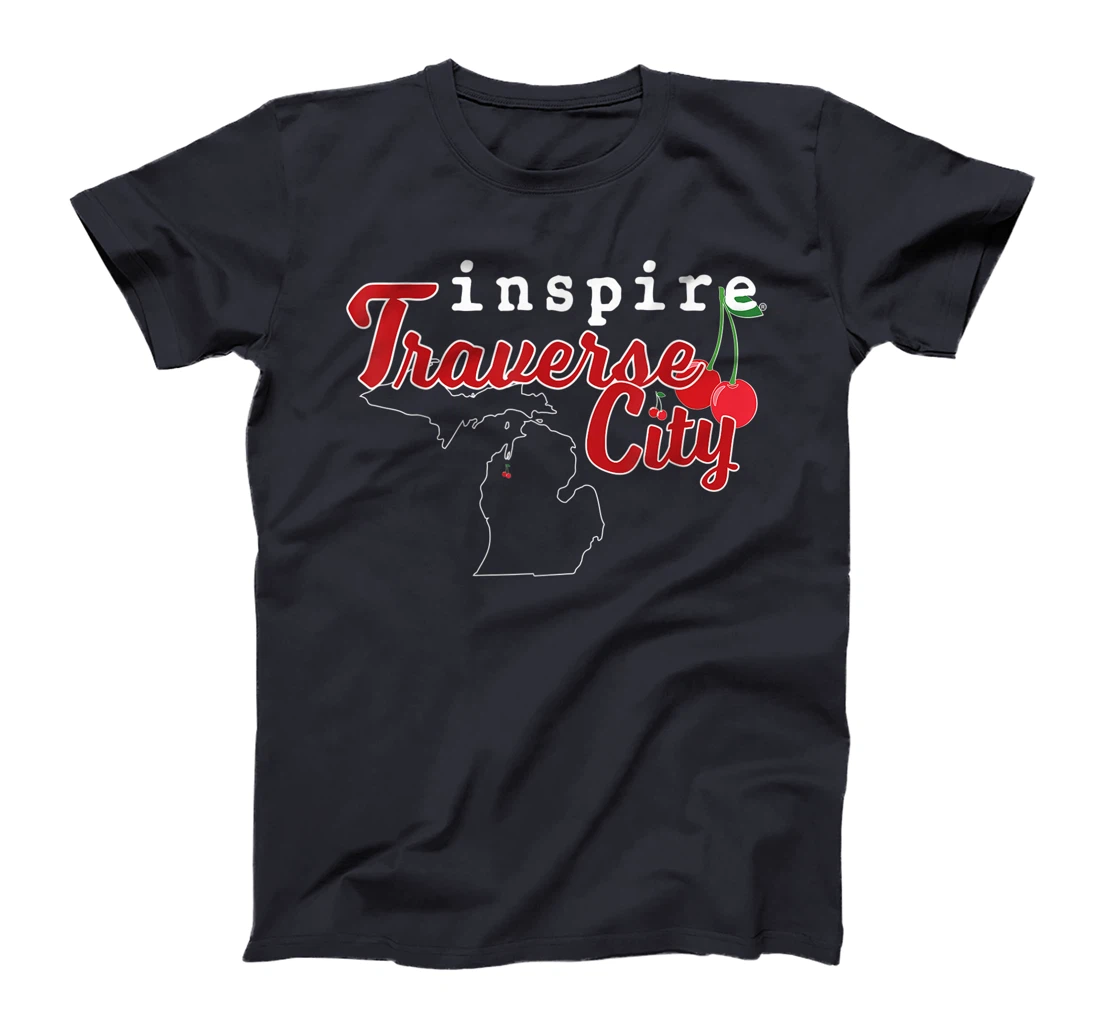 inspire Traverse City Michigan Travel Destination T-Shirt, Women T-Shirt