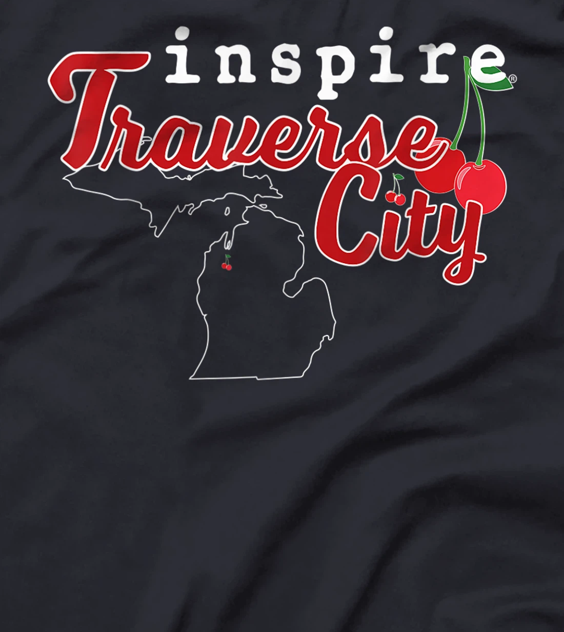 inspire Traverse City Michigan Travel Destination T-Shirt, Women T-Shirt