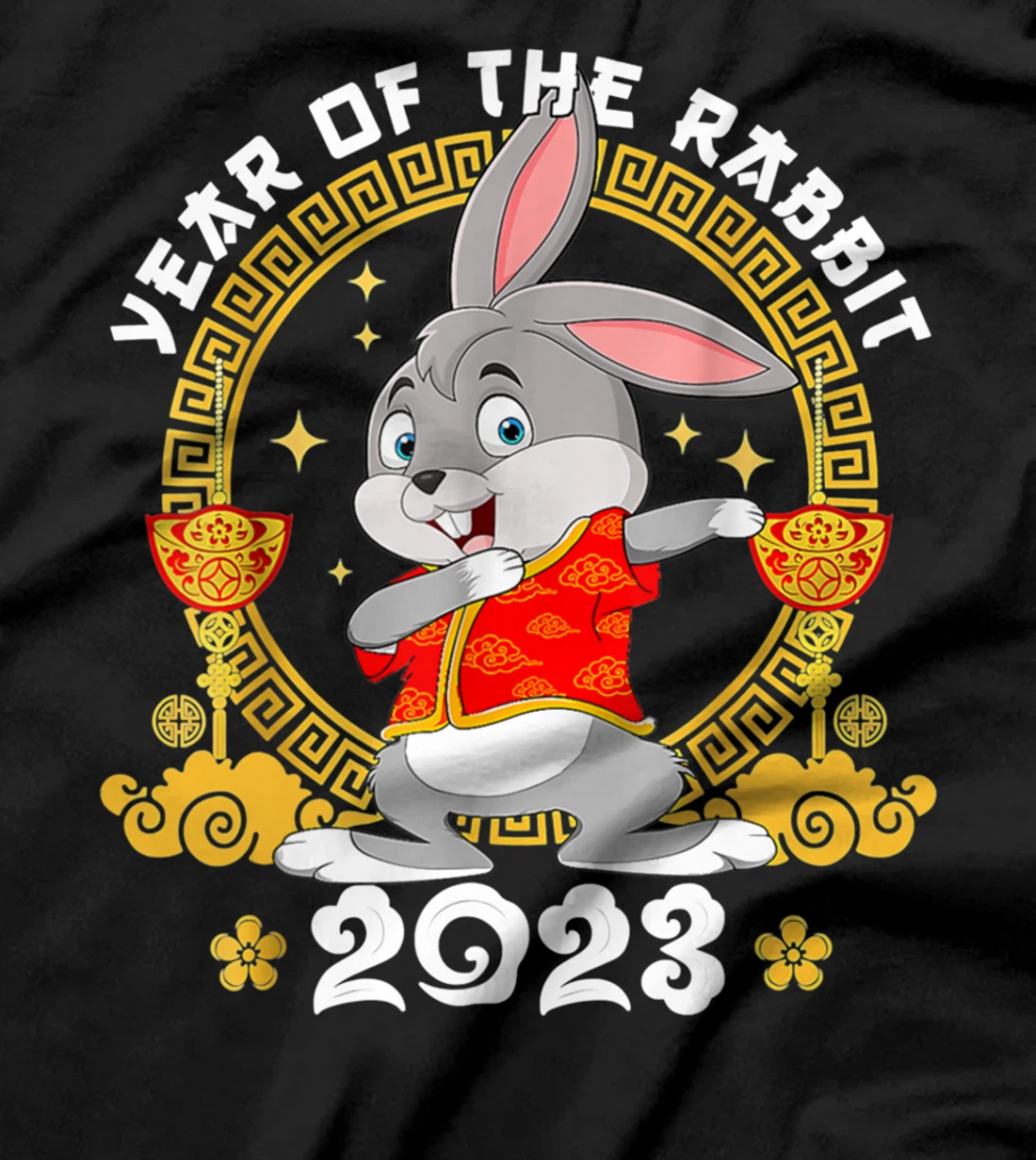 Chinese Zodiac Horoscope Decor New Year of the Rabbit 2023 T-Shirt