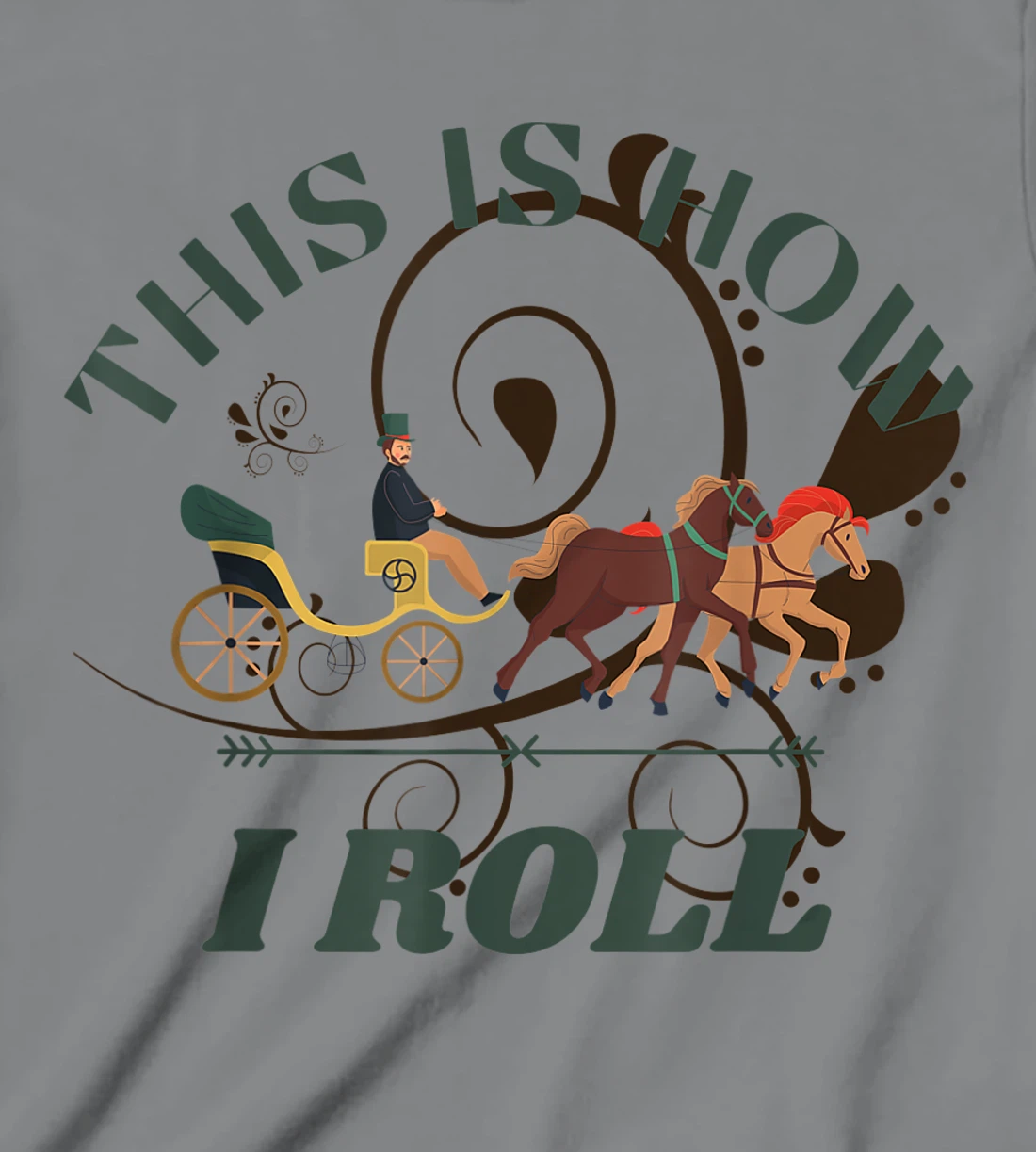 Funny Amish Horse And Buggy This Is How I Roll T-Shirt, Kid T-Shirt and Women T-Shirt