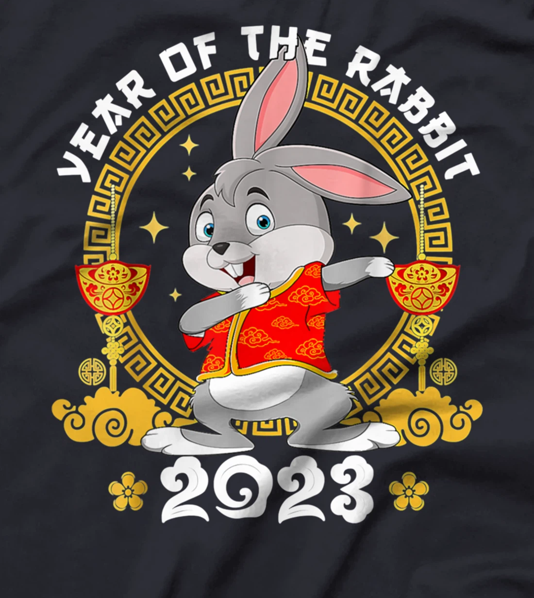 Chinese Zodiac Horoscope Decor New Year of the Rabbit 2023 T-Shirt
