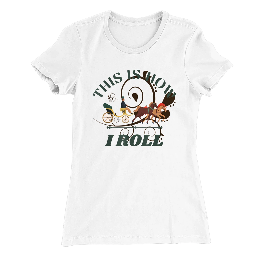 Funny Amish Horse And Buggy This Is How I Roll T-Shirt, Kid T-Shirt and Women T-Shirt