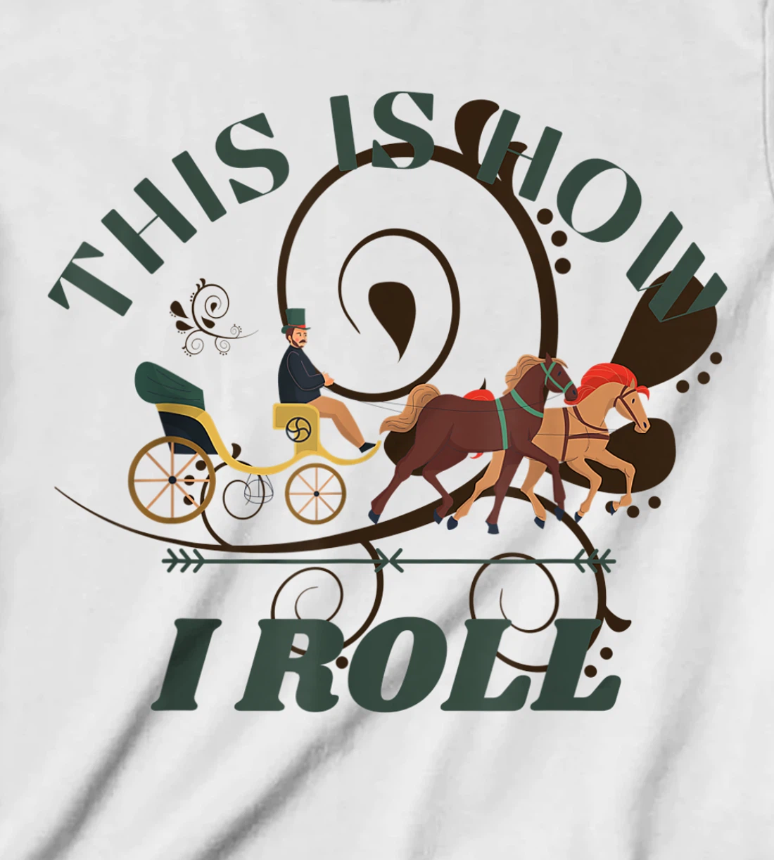 Funny Amish Horse And Buggy This Is How I Roll T-Shirt, Kid T-Shirt and Women T-Shirt
