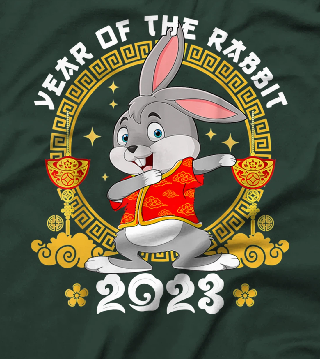Chinese Zodiac Horoscope Decor New Year of the Rabbit 2023 T-Shirt