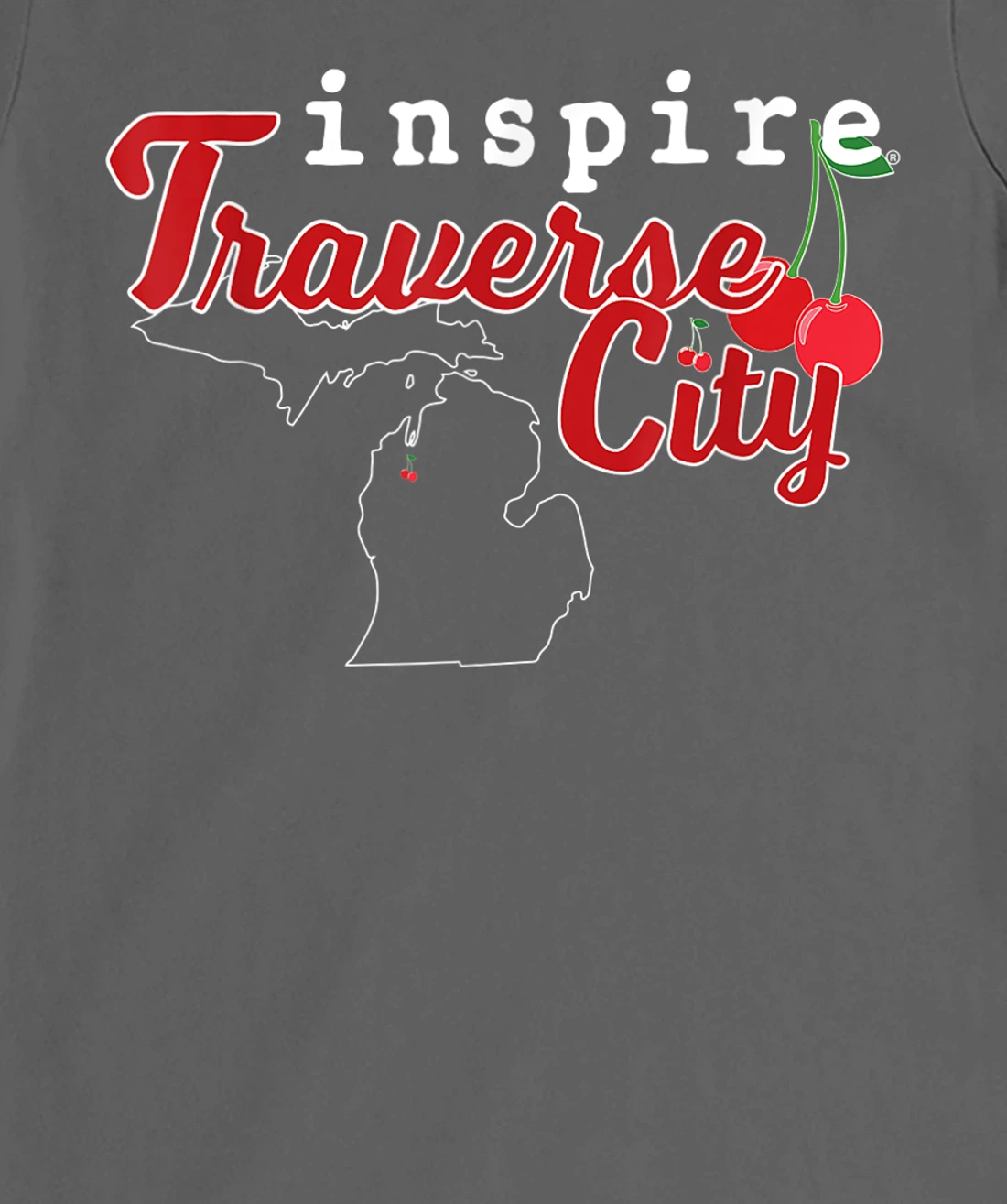 inspire Traverse City Michigan Travel Destination T-Shirt, Women T-Shirt