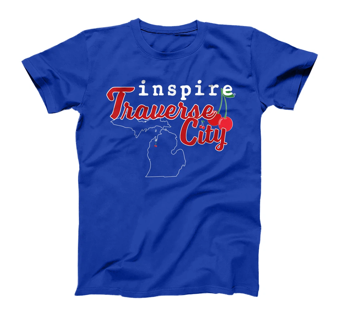 inspire Traverse City Michigan Travel Destination T-Shirt, Women T-Shirt