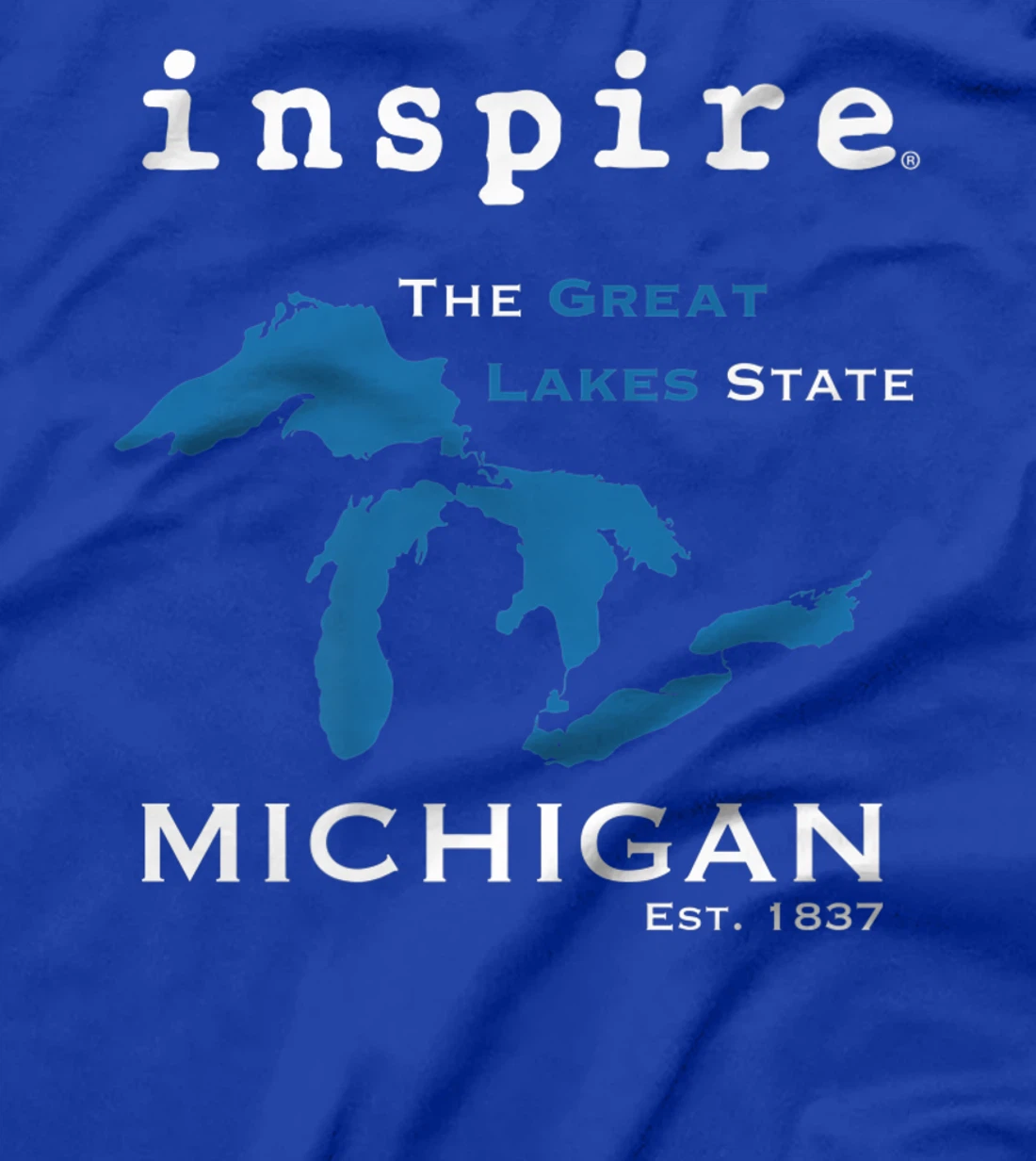 inspire Great Lakes Michigan Travel Destination T-Shirt, Women T-Shirt