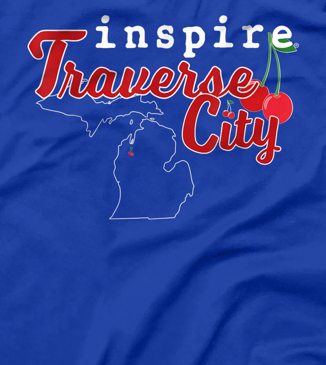 inspire Traverse City Michigan Travel Destination T-Shirt, Women T-Shirt