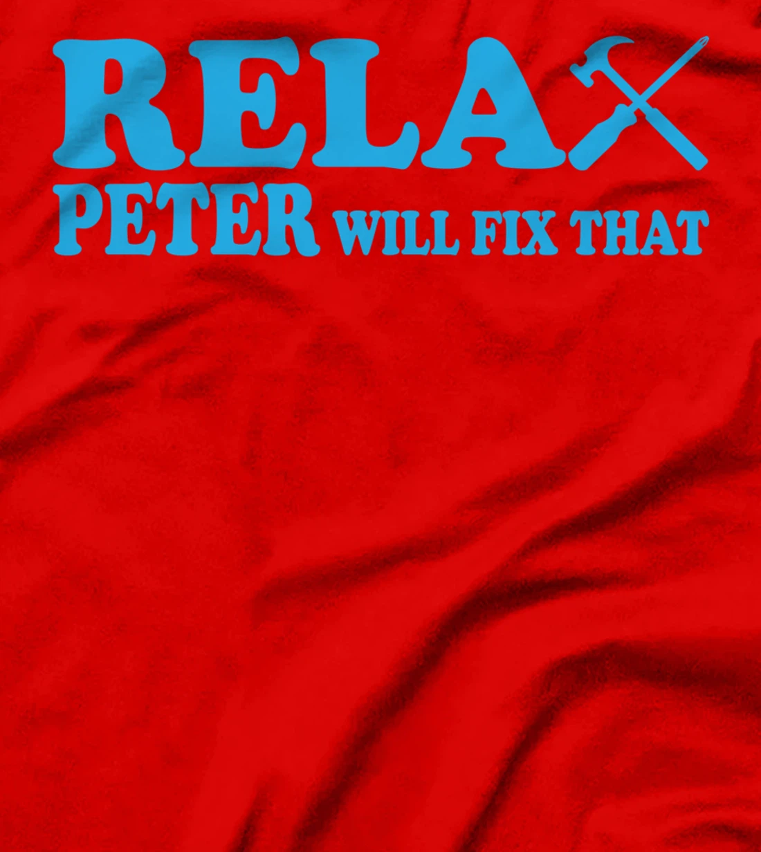Funny men's name Peter first name with saying for Christmas T-Shirt