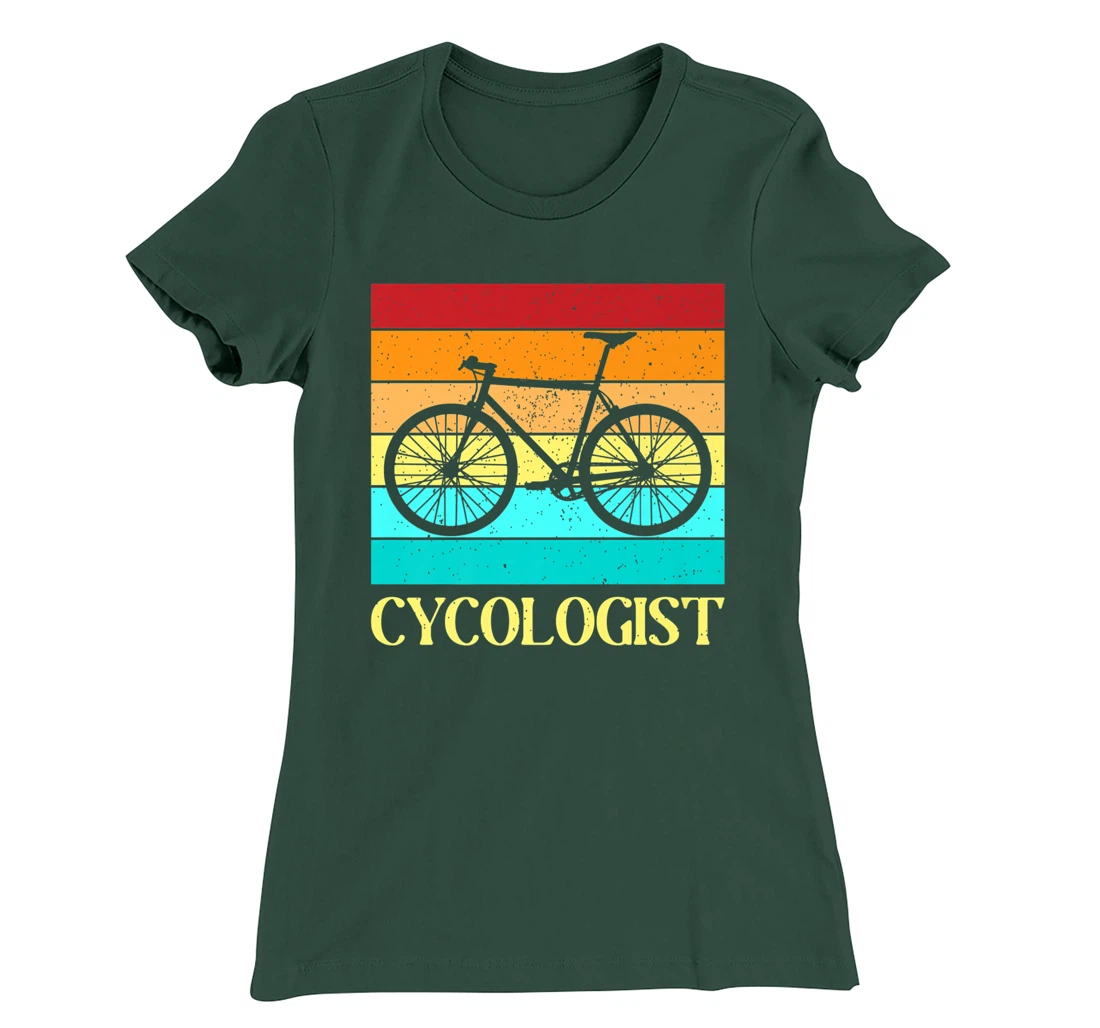 Mountain Bike Cycologist T-Shirt, Women T-Shirt